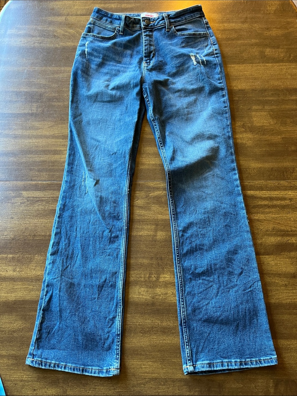 Wrangler High-Rise Bold Boot Jeans, Size 6